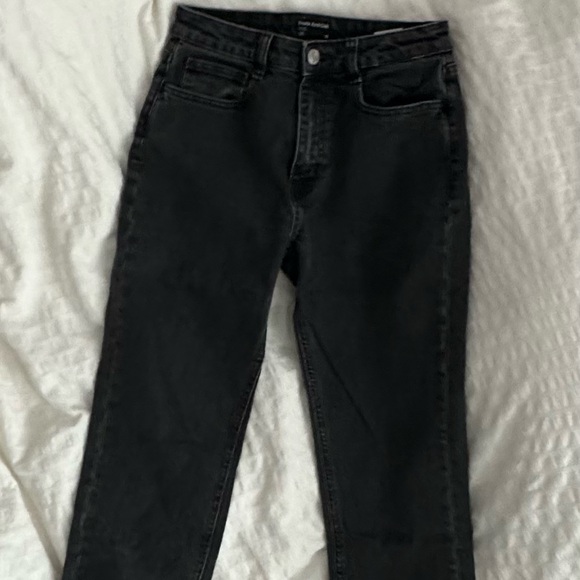 Frank & Oak Washed Black Stevie Jean, tapered fit - Picture 2 of 5
